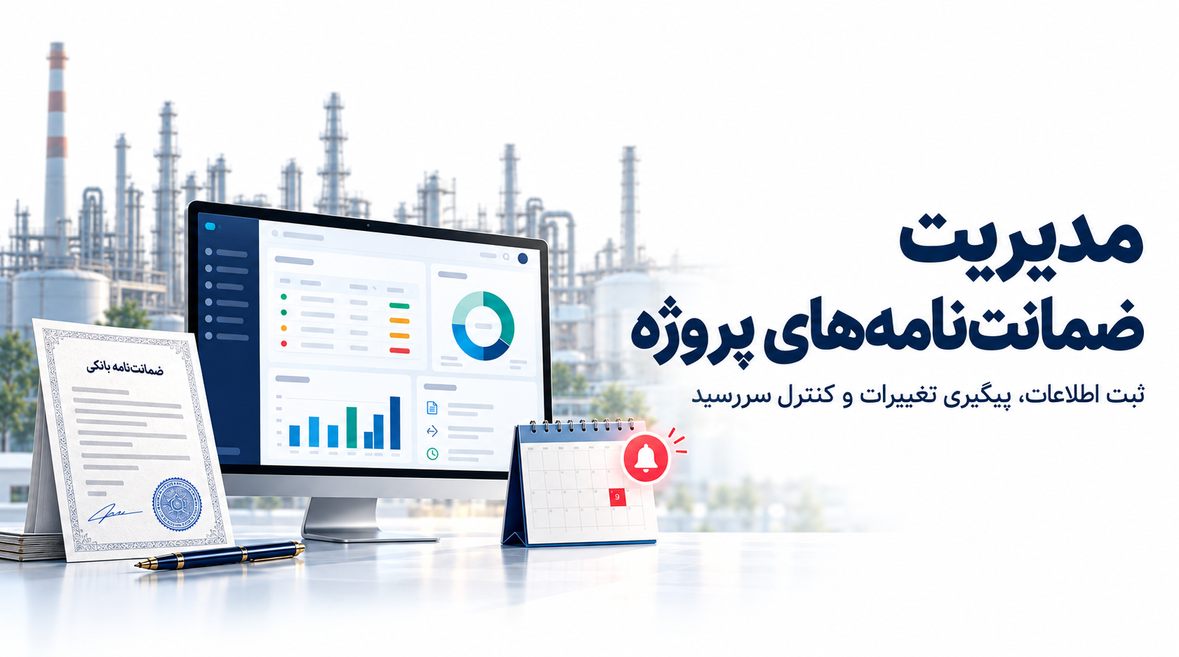 مدیریت ضمانت‌نامه‌ها در پروژه‌های صنعتی